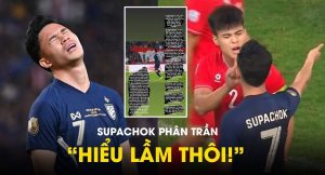 Supachok đã lươn lẹo thế nào để bào chữa cho bàn thắng thiếu fair-play.